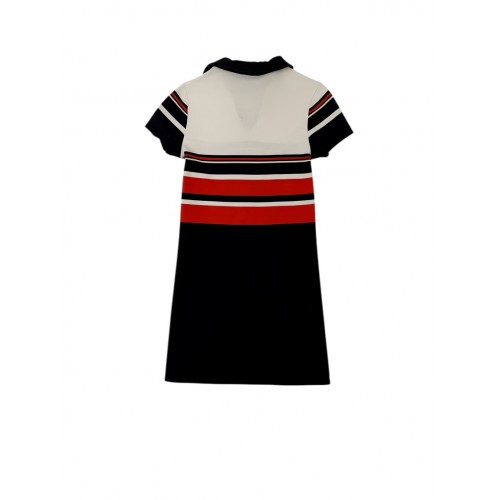 Fila Women Black Red White Polo Dress – Sporty Retro Style